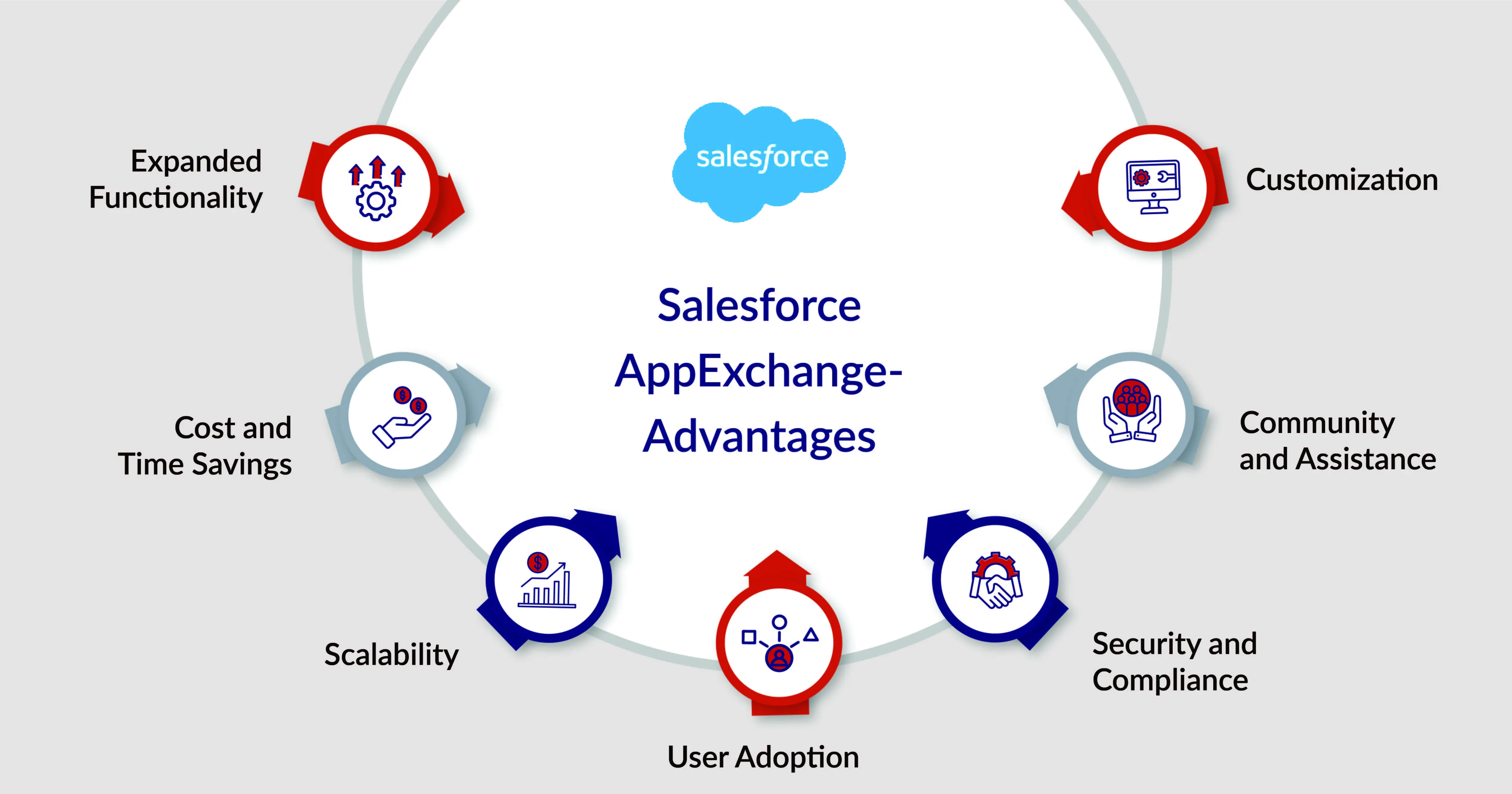 Salesforce AppExchange Features infographic-2